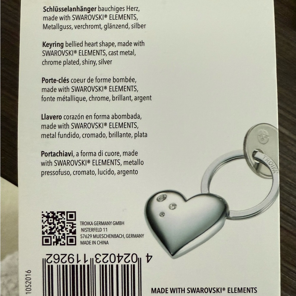 Silver Heart Keyring - Picture 11 of 14